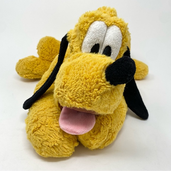 Disney Store Pluto Plush Medium 16" Laying Down Stuffed Animal Dog Soft Cuddly - Picture 5 of 9